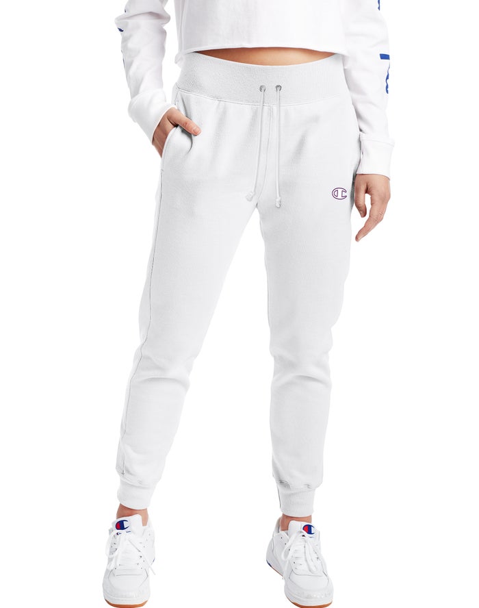 Jogger Champion Mujer - Reverse Weave ( Blancas ) 0236175-CW